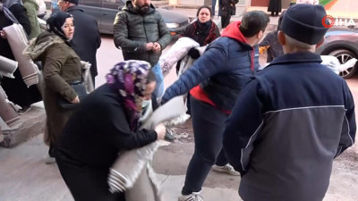 Bedava halı izdihamı