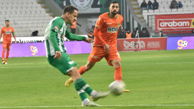 Konyaspor ile Alanyaspor 2-2 berabere kaldı