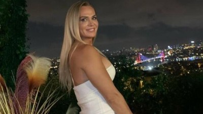 Survivor Nagihan'dan leopar desenli süper mini elbise! Görenler tanıyamadı