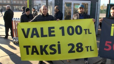 Kısa mesafe ücretinin 40 TL olduğu İstanbul'da taksiciler zam oranını az buldu!