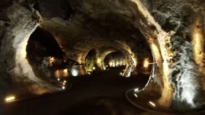 Tuz mağaraları FPV dronla görüntülendi