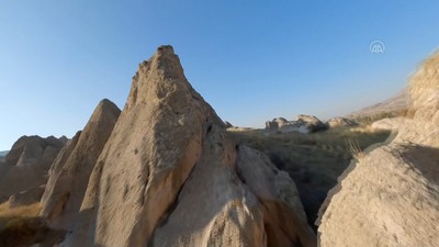 Keşlik Manastırı'nın çevresi ve içinin FPV drone ile çekilmiş görüntüsü