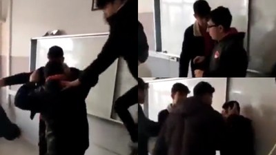 Akran zorbalığı infial yarattı: Serbest kalan çocuklardan biri sokak ortasında darbedildi