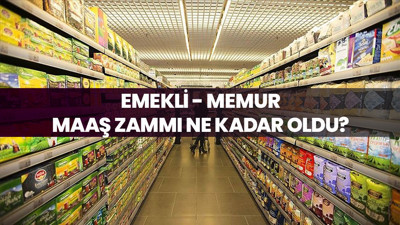 Enflasyon oranı ile memur ve emekli maaş zammı belli oldu!