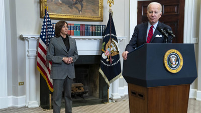 Yine gaf yaptı! Joe Biden, yardımcısı Kamala Harris'e yine 'başkan' dedi