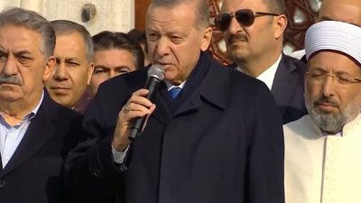 Son dakika: Cumhurbaşkanı Erdoğan Eminönü Yeni Cami'de açıklamalarda bulundu