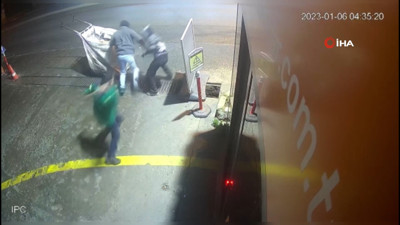 İstanbul’da mazgal hırsızlarına sopalı müdahale kamerada: Neye uğradığını şaşırdılar
