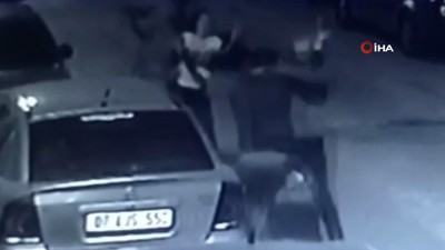 Tekirdağ'da 2 kişinin bıçaklandığı kavga kameraya yansıdı