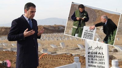 Ailesi tarafından cenazesinin kabul edilmemesiyle beraber kimsesizler mezarlığına gömülen Zühal'e Elazığ sahip çıktı! Küçük kızın mezarı yaptırıldı