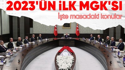 2023'ün ilk MGK'sı bugün toplanıyor! Masadaki konular ne?
