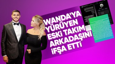 Galatasaraylı Icardi Wanda'ya mesaj atan eski arkadaşını ifşa etti
