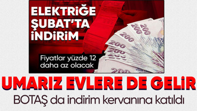 Doğalgaz'da bir indirim daha var: Kervana BOTAŞ da katıldı