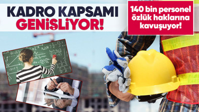 Kadro kapsamı genişletiliyor: Taşeronlar, öğretmenler, uzman askerler, gazi ve şehit yakınları... Sevindirici haber Cumhur İttifakı'ndan!