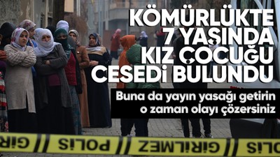 7 yaşındaki kız çocuğu kömürlükte ölü bulundu | VİDEO