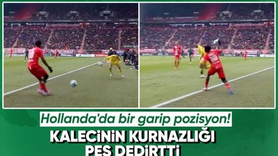 Justin Bijlow'un hareketi Hollanda'ya damga vurdu - VİDEO