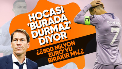 Al-Nassr'ın hocası Rudi Garcia'dan çarpıcı Ronaldo sözleri! Suudi Arabistan'dan ayrılacak mı?