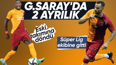Galatasaray'da 2 ayrılık! Aanholt ve Seferovic'in yeni takımları...