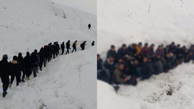 Van'da 240 kaçak göçmen yakalandı, 5 organizatör tutuklandı