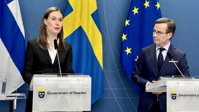 Finlandiya Başbakanı Sanna Marin ve İsveç Başbakanı Ulf Kristersson'dan NATO açıklaması