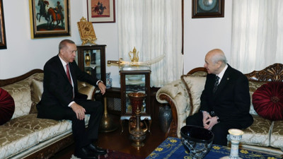 Son dakika haberleri.... Cumhurbaşkanı Recep Tayyip Erdoğan, MHP Genel Başkanı Devlet Bahçeli'yi ziyaret etti