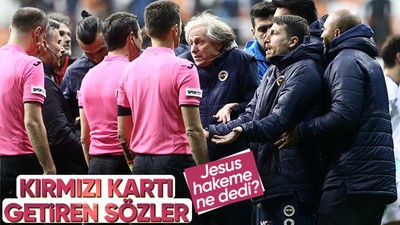 İşte Jesus'un kırmızı kart görme nedeni! Ali Palabıyık'a ne dedi?