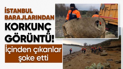 İstanbul'un su ihtiyacını karşılayan barajlardan toplam 26 tonluk atık toplandı!