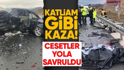 Bursa'da sağanak yağış zincirleme kazaya sebep oldu! 4 ölü, 6 yaralı