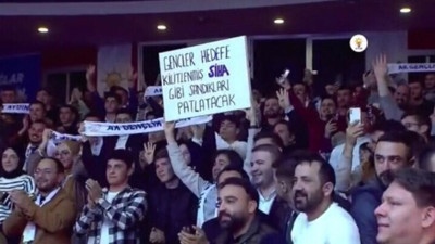 Cumhurbaşkanı Recep Tayyip Erdoğan'ın Aydın ziyaretinde gördüğü pankart alkış aldı