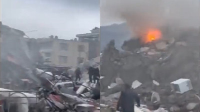 Son dakika deprem haberi... Hatay'da devlet hastaneleri polisevleri yıkıldı! Durumun ciddiyetini gelen görüntüler gözler önüne serdi | VİDEO