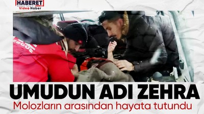 Son dakika deprem haberleri... Küçük Zehra enkaz altından kurtarıldı! O anlar canlı yayına yansıdı