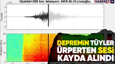 Son dakika: Kahramanmaraş'taki 7.7'lik depremin yer altındaki tüyler ürperten sesi