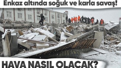 Meteoroloji Genel Müdürlüğü Kahramanmaraş merkezli meydana gelen depremden etkilenen 10 ilin hava durumunu açıkladı