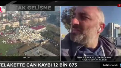 İsmail Saymaz'ın zor anları! Hatay'dan yayına bağlandı anlattıklarından sonra tepki görüp yayından ayrıldı  | VİDEO