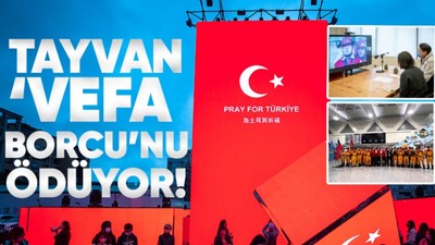 Türkiye'de meydana gelen deprem sonrası Tayvan'dan dev destek!