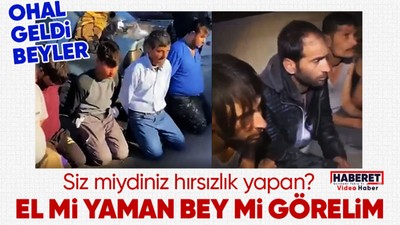 OHAL de geldi artık kaçışınız yok! Hırsız ve yağmacılara gerekli müdahaleler yapılıyor