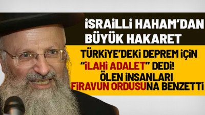 İsrailli Haham Shmuel Eliyahu, kaleme aldığı makalede Türkiye ve Suriye'ye yönelik düşmanca ve nefret dolu ifadeler kullandı