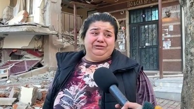 Pazarcık'lı depremzede: Evlerin temizliğine giderek aldığım evim yıkıldı kendimi balkondan aşağı attım