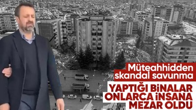 Gaziantep'te yaptığı binalar enkaza dönen müteahhidin ifadesi çıktı! Suçu site sakinlerine attı