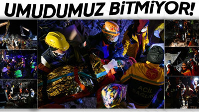 Kahramanmaraş merkezli meydana gelen ve tüm Türkiye'yi yasa boğan depremlerin ardından 8. günde de mucizeler yaşanıyor...