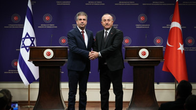 İsrail Dışişleri Bakanı Eli Cohen ile Dışişleri Bakanı Mevlüt Çavuşoğlu'ndan ortak açıklama