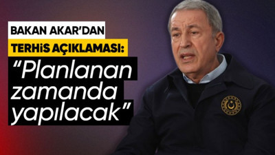Son Dakika... Milli Savunma Bakanı Hulusi Akar terhislerde ilgili herhangi bir erteleme veya erken terhis olmadığını duyurdu!