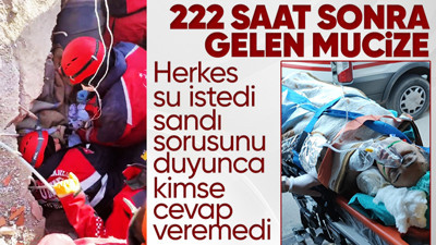 222 saat sonra enkazdan çıkarılan Melike İmamoğlu'nun ilk sorusuna kimse yanıt veremedi