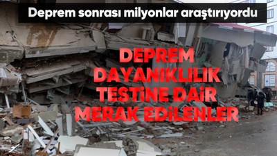 Evinizin depreme dayanıklı olup olmadığını nasıl anlarsınız? Deprem dayanıklılık testi maliyetli mi? İşte Kahramanmaraş depreminden sonra merak edilenler