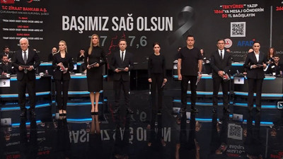 Türkiye Tek Yürek: Depremzedelere yardım için tüm kanallarda ortak yayın