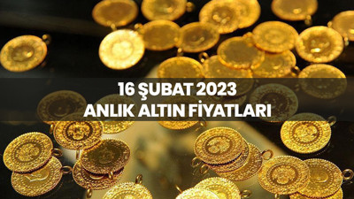 16 Şubat 2023 anlık altın fiyatları