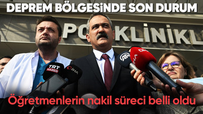 Okullar ne zaman açılacak? Deprem bölgesindeki öğretmenlerin nakil süreci ne zaman başlayacak? Milli Eğitim Bakanı Mahmut Özer'den açıklamalar