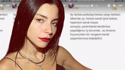 Deprem bölgesinden döndükten sonra kuaförde şarkı söylediği anları paylaşmıştı! Merve Boluğur kendisine gelen tepkilere işte böyle cevap verdi...