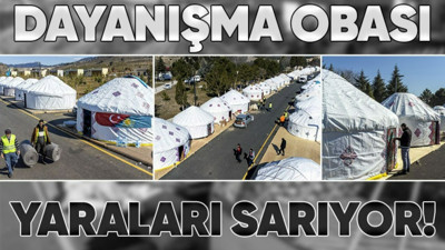 Kahramanmaraş'ta Dünya Etnospor Konfederasyonu tarafından oluşturulan Dayanışma Obası bugünden itibaren kullanıma açılıyor!