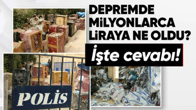 Kahramanmaraş'ta enkaz altından çıkartılan değerli eşyalar Onikişubat Emniyet Müdürlüğü'nde muhafaza ediliyor
