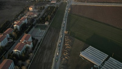 Kahramanmaraş'ta meydana gelen deprem sonrası yıkılan binaların enkazı taşındı! VİDEO